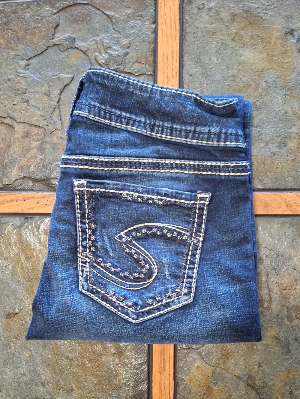 Silver Dark Wash Suki Jeans